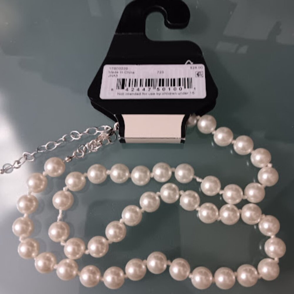 NAPIER Romantic + Timeless Strand of Ivory Pearls Necklace**NEW! - Picture 2 of 6